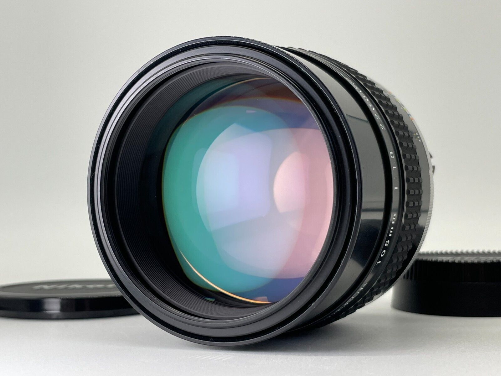 [Fast Neu] Nikon AI-S Ais Nikkor 105mm F/1.8 Mf Tele Objektiv Aus Japan